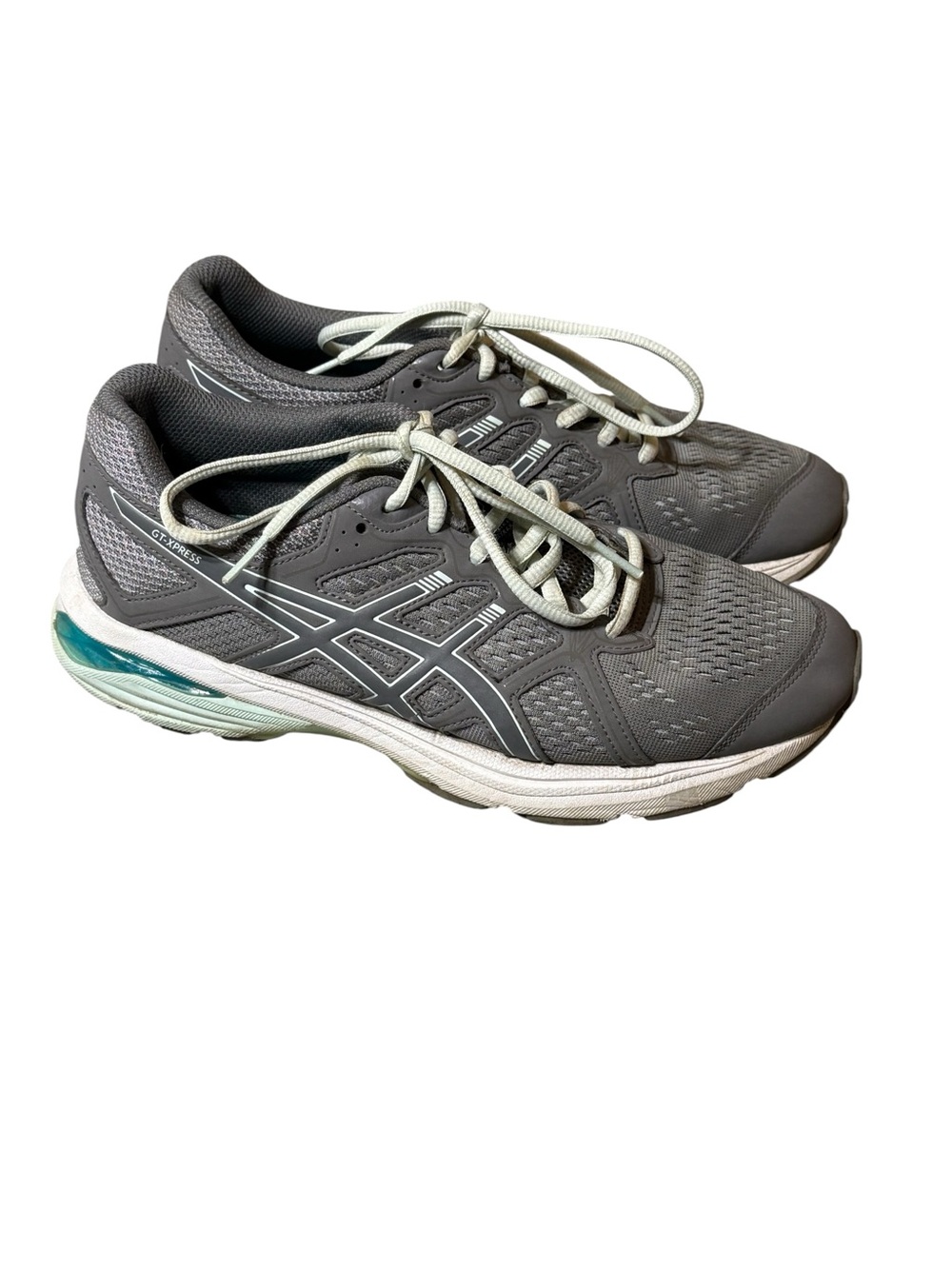ASICS Womens GT-Xpress Gray Running Gym Shoes Athletic Sneakers Size 8.5